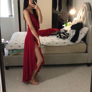 Red prom dress